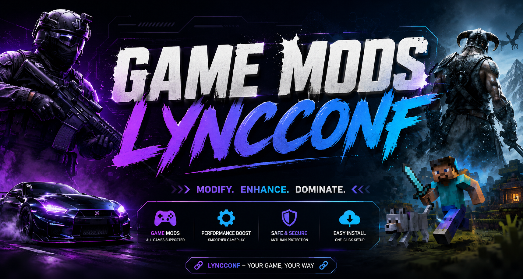 Game Mods LyncConf: A Complete Guide to Better, Safer, and More Personal Gaming